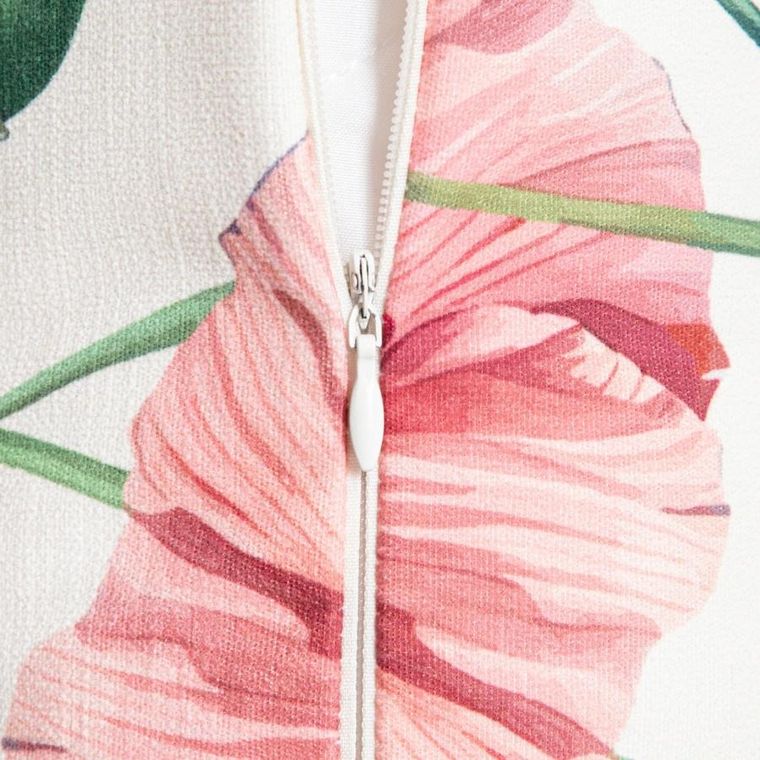 Homla, Cintia, poszewka, z dekoracyjnym kwiatowym wzorem, 45-45 cm