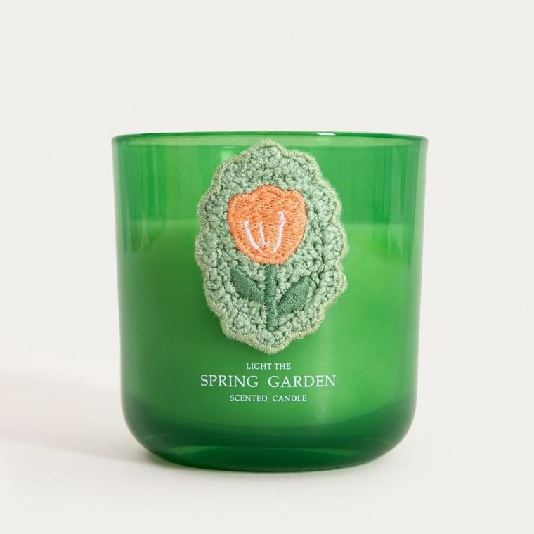 Homla, Crohet, świeca zapachowa, Spring Garden, 300g