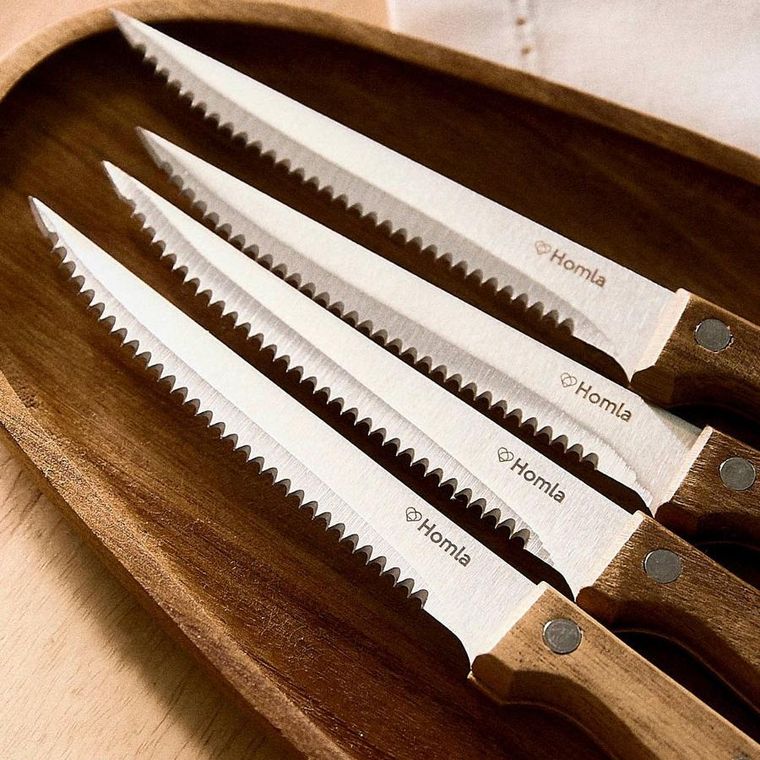 Homla, Easy Grill, zestaw noży do steków, 4 szt.