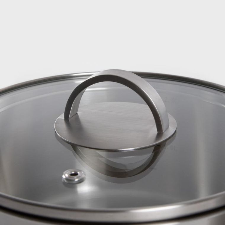 Homla, Eataly, zestaw garnków, ze stali nierdzewnej, 6 elementów