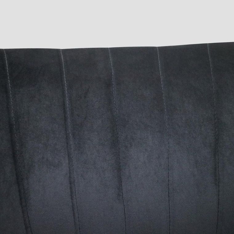 Homla, Eloya, fotel, biało-czarne pasy, 71-75,5-86 cm