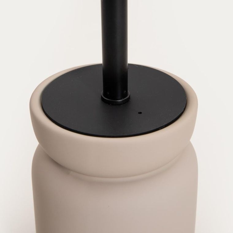 Homla, Elvia, szczotka do WC, taupe, 10,5-13-38,5 cm