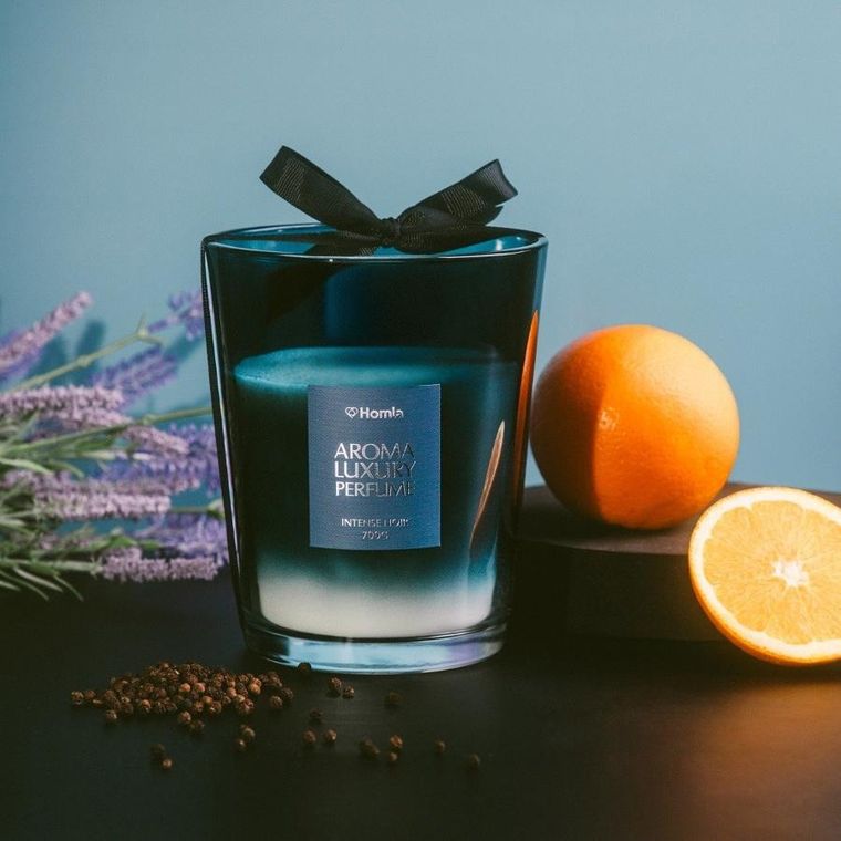 Homla, Ember, świeca zapachowa, Intense Noir, 700g