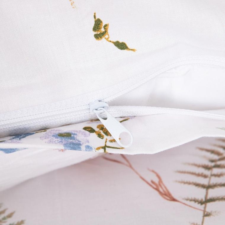 Homla, Fern, Pościel bawełniana w kwiaty 200-220 cm