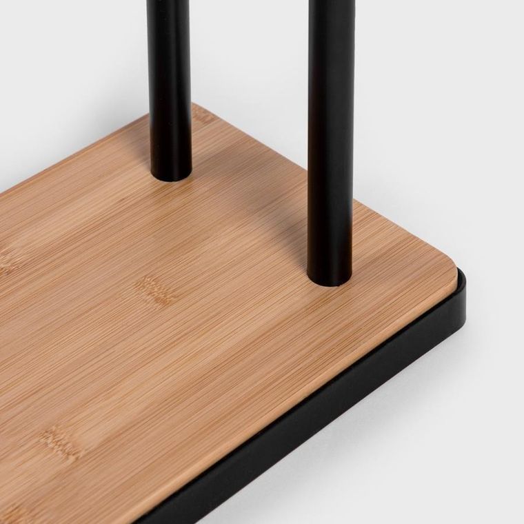 Homla, Fraz, stojak, na ręczniki czarny, 39-18-78 cm