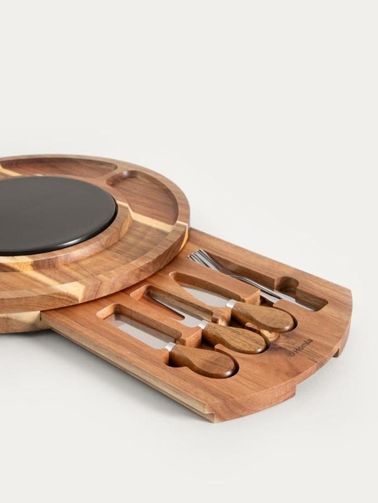 Homla, Fresca, zestaw do serwowania z nożykami, 6 elementów