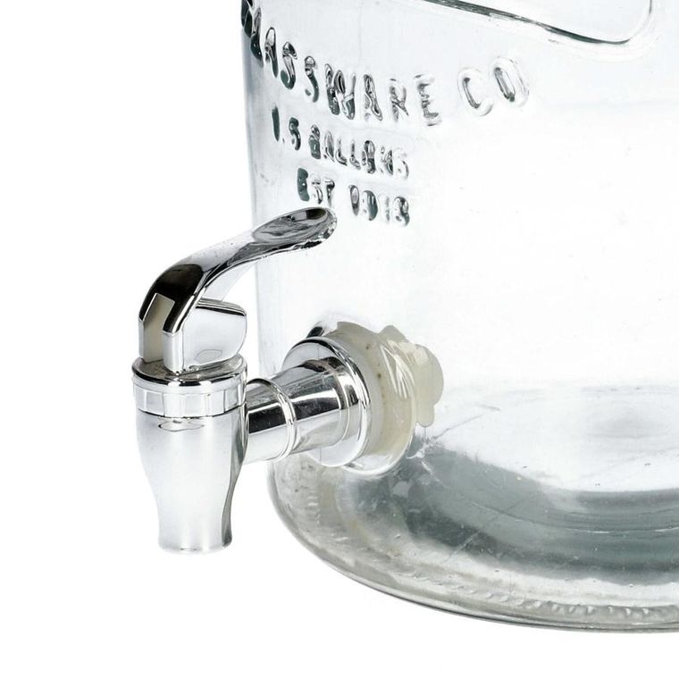Homla, Freya, słoik z kranikiem szklany, rozmiar L, 6l