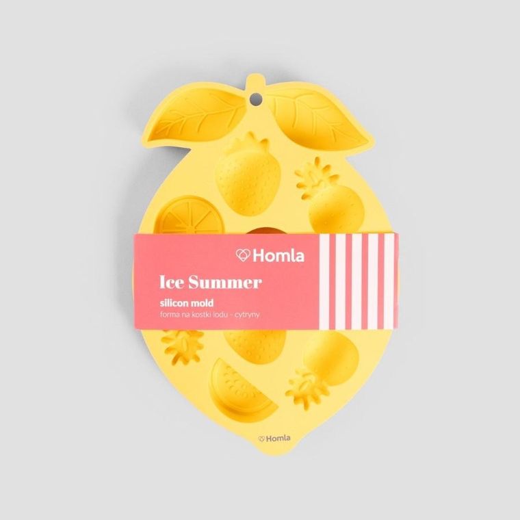 Homla, Ice Summer, forma na kostki lodu, cytryny, 23-17 cm