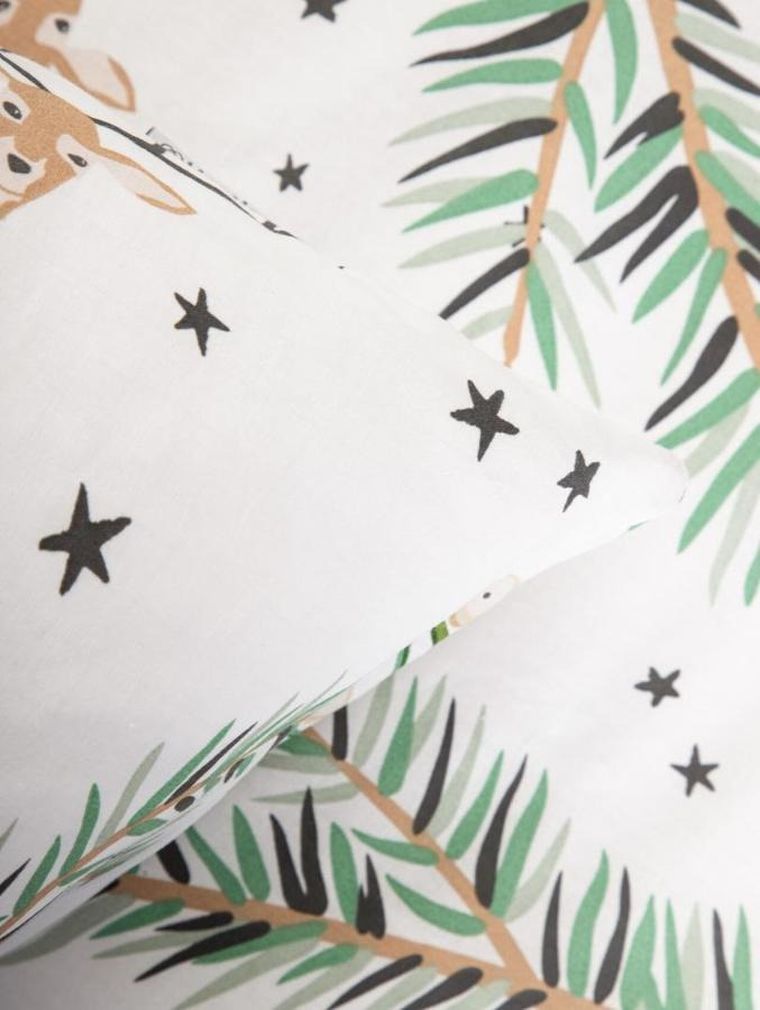 Homla, Landskab, pościel, z bawełny z motywem świątecznym, 160-200 cm