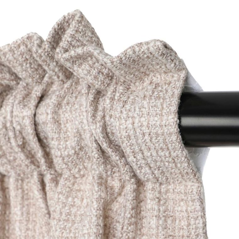 Homla, Lapo, zasłona, beżowa, 140-250 cm