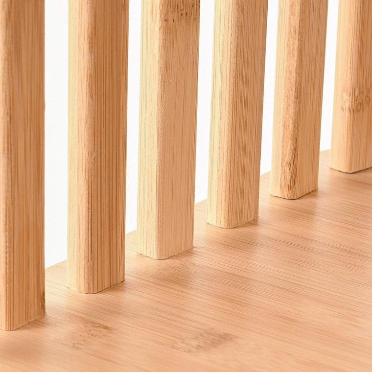 Homla, Lemn, szafka nocna, bambusowa, 40-40-45 cm