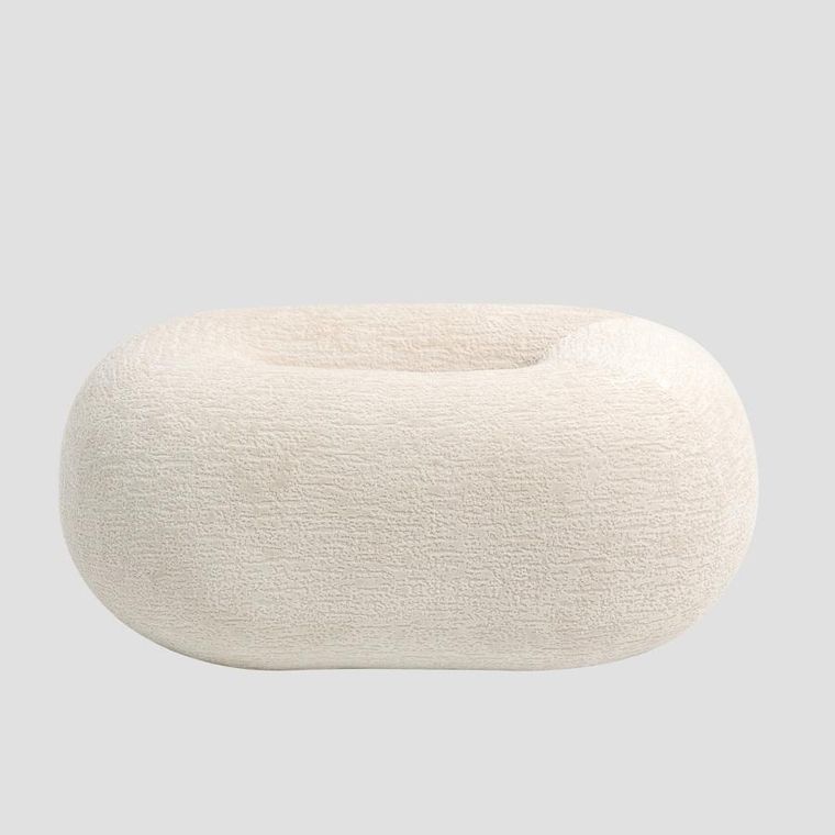 Homla, Luncta, pufa, ecru, 82-52-34 cm, 743740