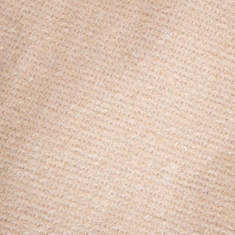 Homla, Mallow, koc, gruby beżowy z dekoracyjną teksturą, 150-200 cm