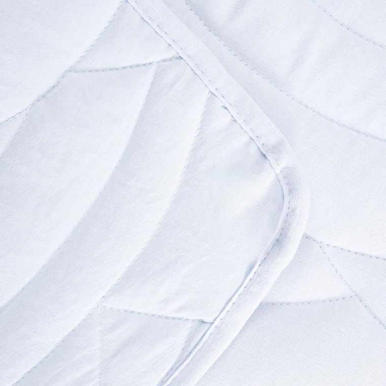 Homla, Marey, narzuta, błękitna z pikowaniem fala, 200-220 cm