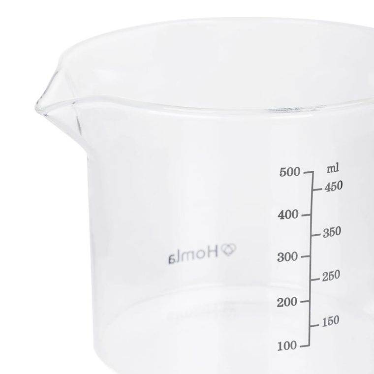 Homla, Mavis, Miarka szklana transparentna, 0,5 l, 891705
