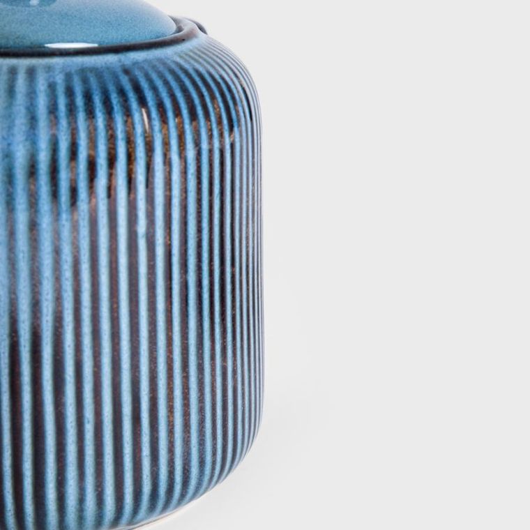 Homla, Mirande, dzbanek, z podgrzewaczem granatowy, 0,95 l