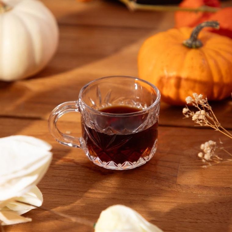 Homla, Mirra, szklanka, wzorzysta z uchem mała, 2 szt.