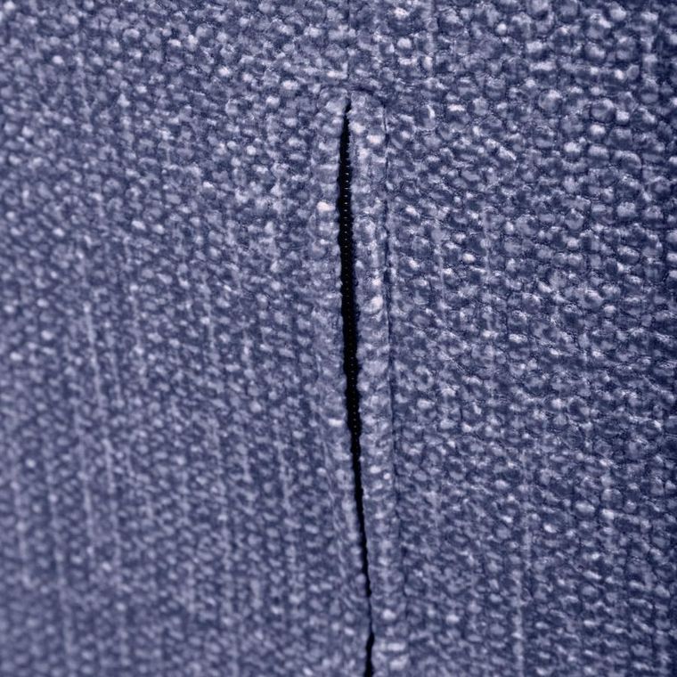 Homla, Moss Pop, Fotel w tkaninie granatowy, 72-73-96 cm, 882901