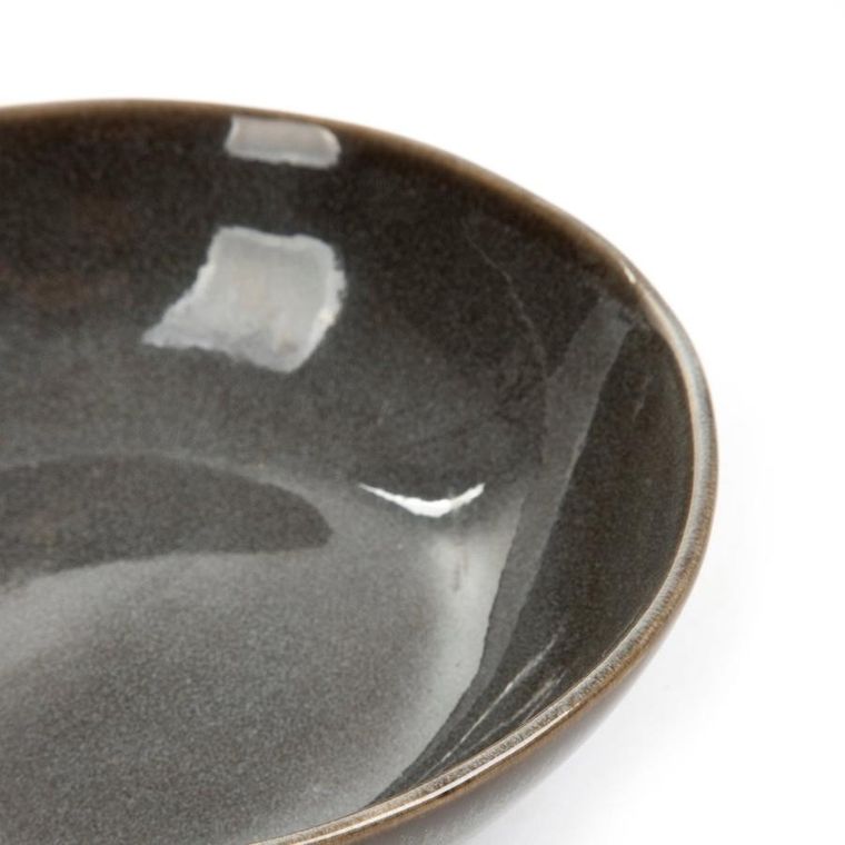 Homla, Mystic, talerz, głęboki szary, 19 cm