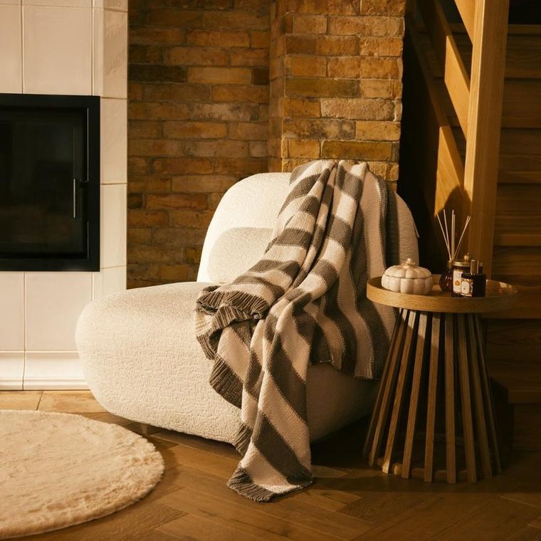 Homla, Nordvik, fotel, ecru, 82-87-74 cm