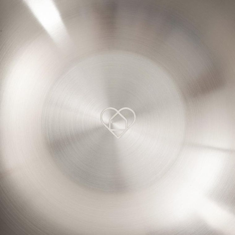 Homla, Ontario, zestaw mis, ze stali nierdzewnej, 2 szt., 22/27,5 cm