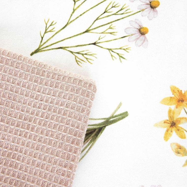 Homla, Prima, zestaw ścierek kuchennych, z motywem łąki, 50-70 cm, 2 szt.