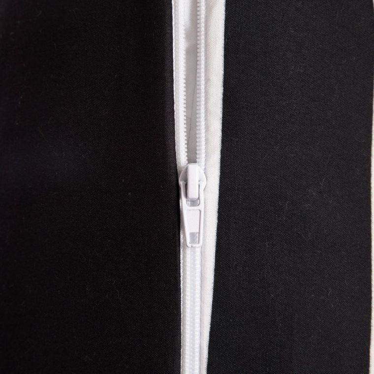 Homla, Rayas, pościel, z mikrofibry w czarno-białe pasy, 160-200 cm