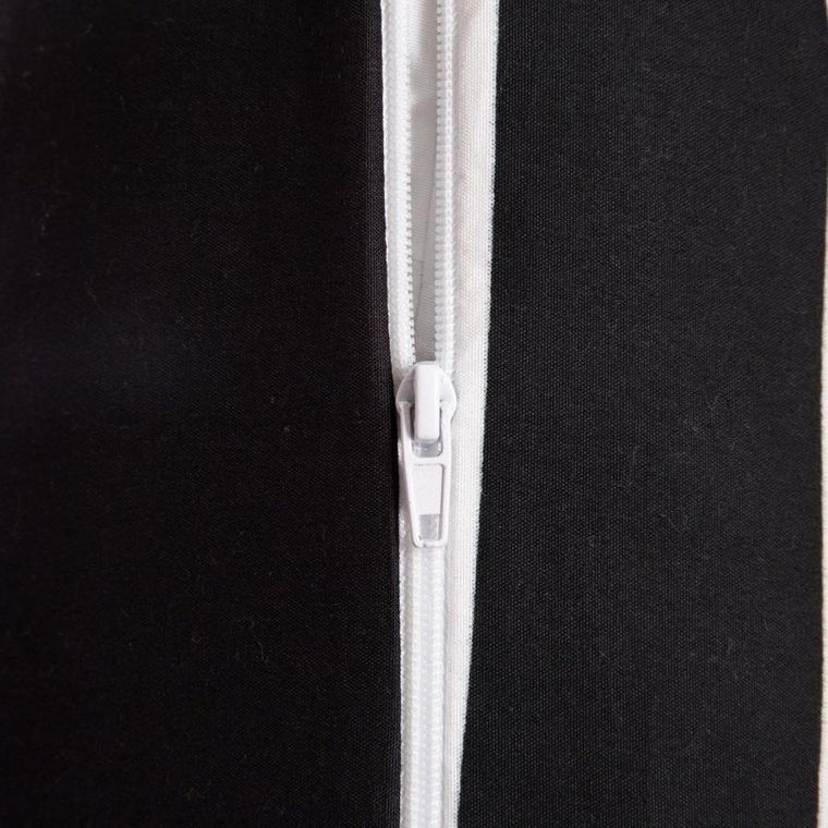 Homla, Rayas, pościel, z mikrofibry w czarno-białe pasy, 200-220 cm