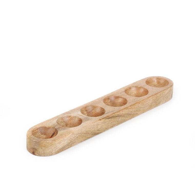 Homla, Rego, patera, drewniana na jajka duża, 5-31 cm