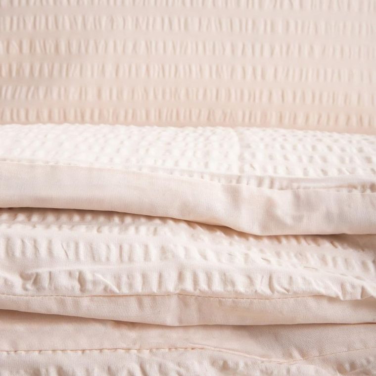 Homla, Retie, pościel, z kory bawełnianej beżowa, 160-200 cm