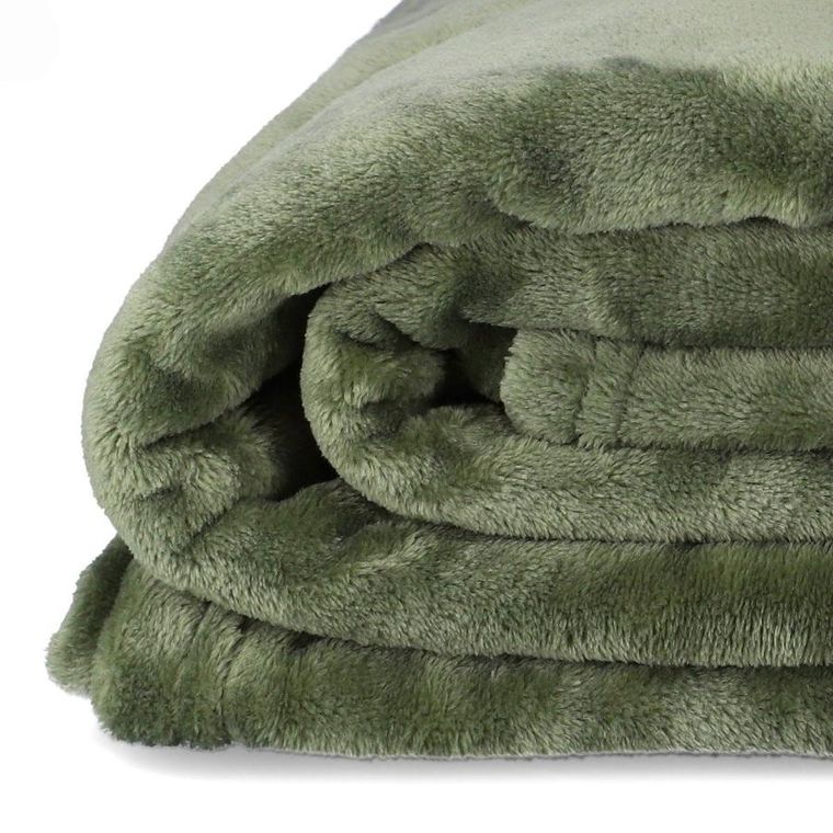 Homla, Rote, narzuta, oliwkowa, 200-220 cm