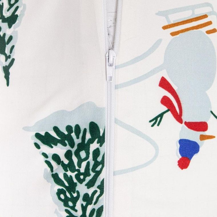 Homla, Skiers, pościel, z mikrofibry w świąteczny wzór, 140-200 cm