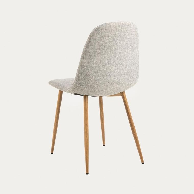 Homla, Svea, krzesło, w tkaninie szare, 44-54-86 cm