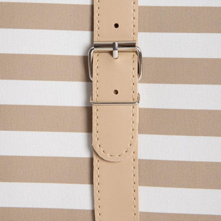 Homla, Tavi, mata plażowa, w beżowe paski, 150-200 cm