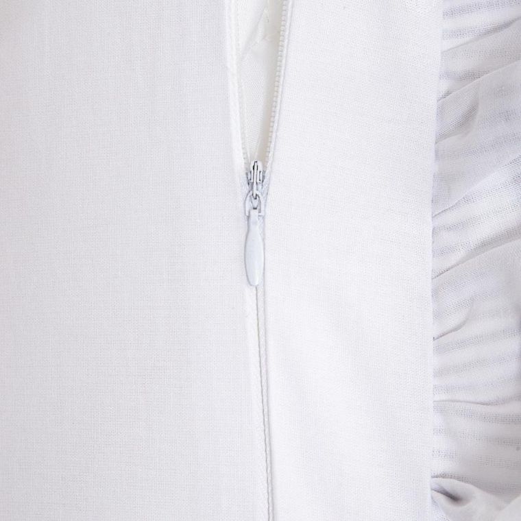 Homla, Tessia, pościel, bawełniana z podwjną falbanką, 160-200 cm