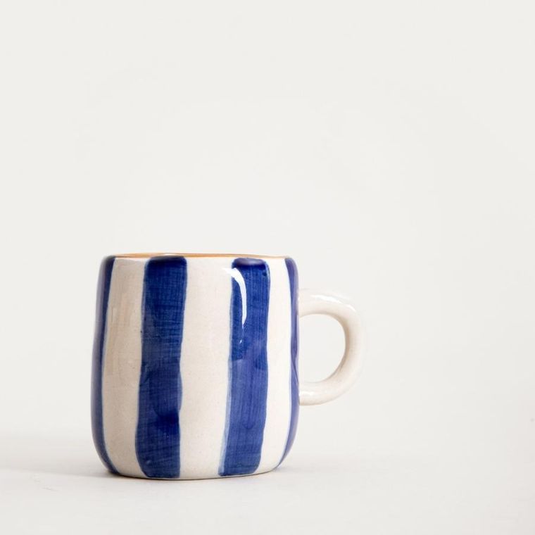 Homla, Torrit, kubek, w granatowe paski, 0,1l