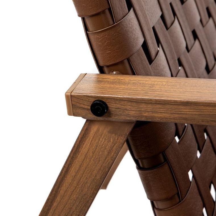 Homla, Trad, Fotel naturalny pleciony, 62-73-75 cm, 887968