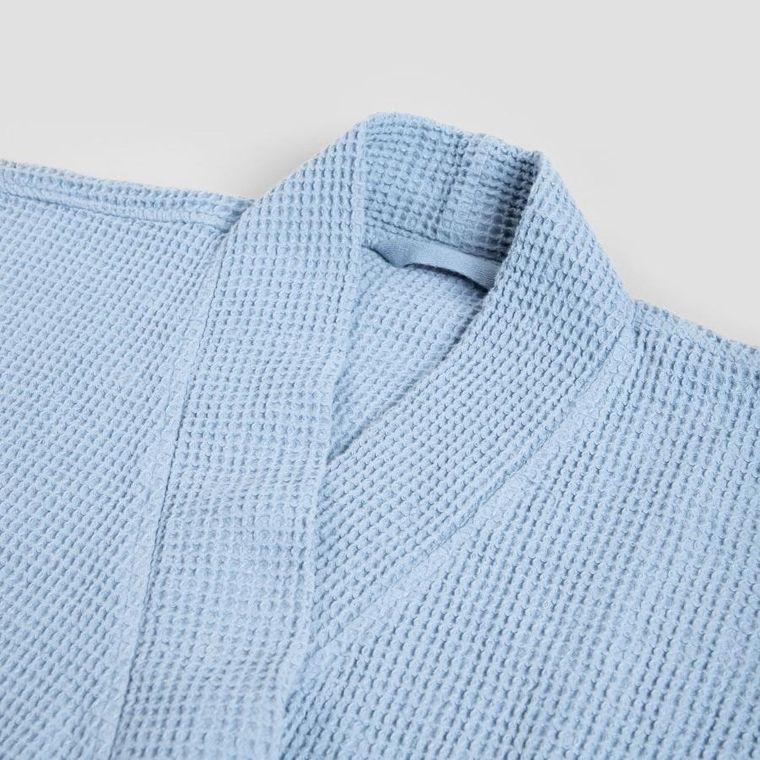 Homla, Vaffel, szlafrok, niebieski, rozmiar S/M