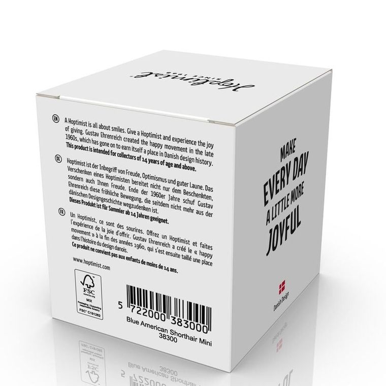 Hoptimist, Blue American XS, figurka, niebieska