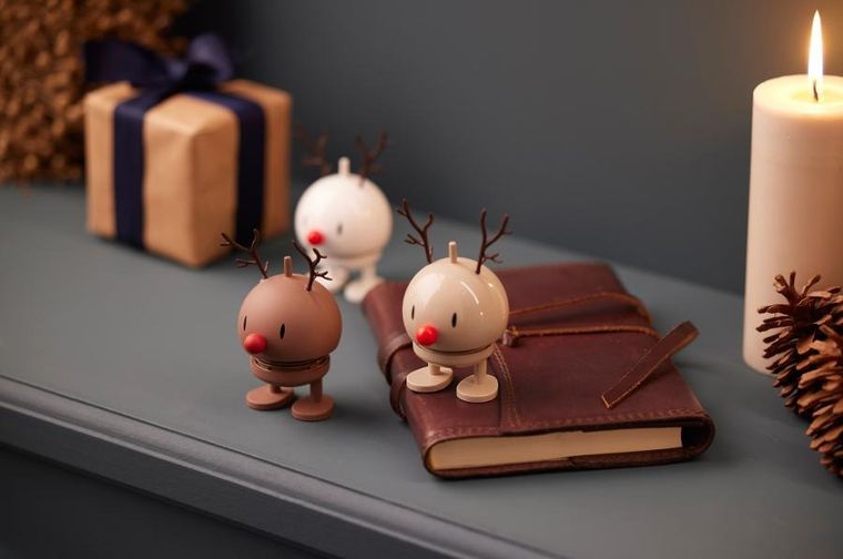 Hoptimist, figurka, Reindeer Bumble S, biały