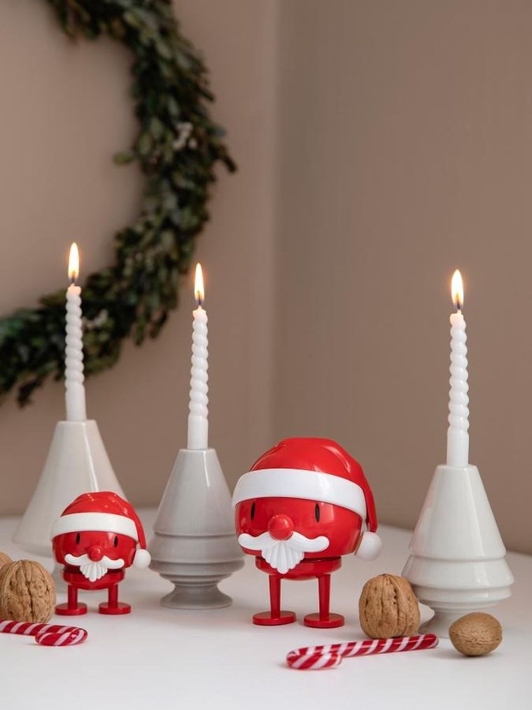 Hoptimist, figurka, Santa Claus S, czerwony