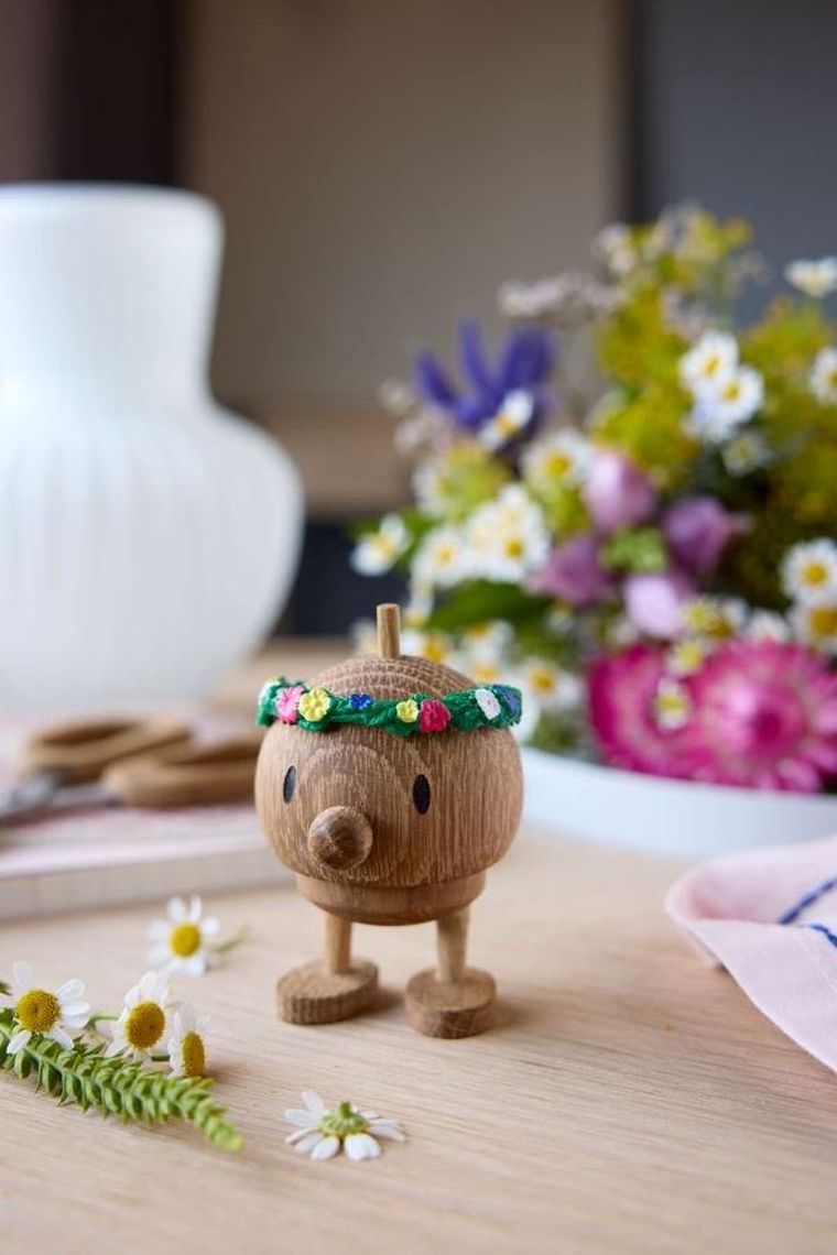 Hoptimist, Flower Bumble S, figurka, dębowa