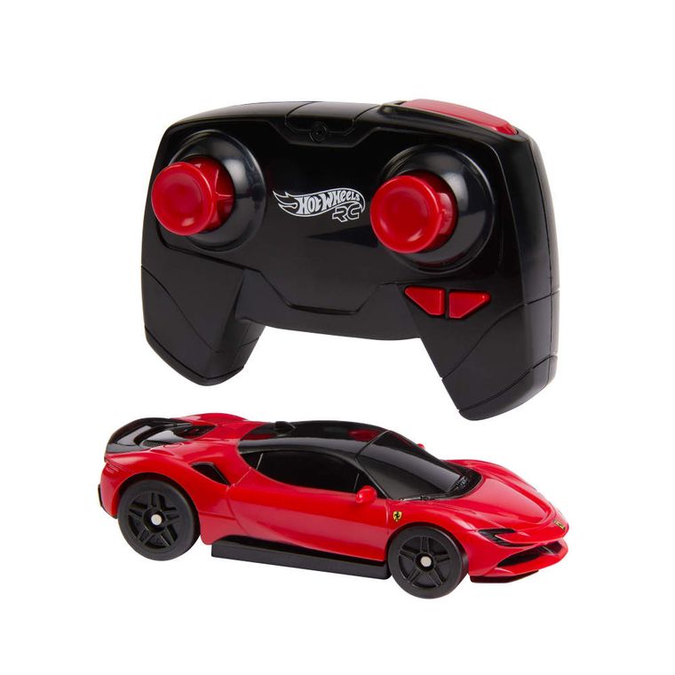 Hot Wheels, Ferrari SF90 Stradale Assetto Fiorano R/C, samochód zdalnie sterowany w skali 1:64