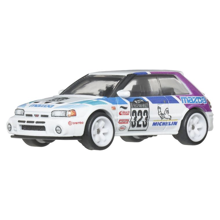 Hot Wheels, Kultowe auta, Mazda 323 GTR, pojazd, 1:64, JKF17