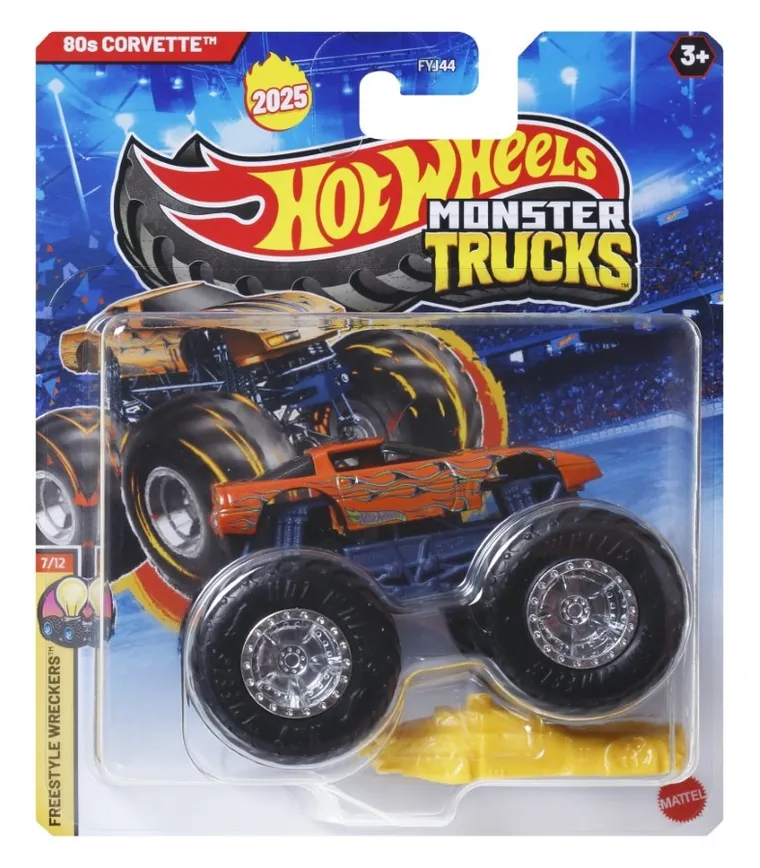 Hot Wheels, Monster Trucks, pojazd, skala 1:64