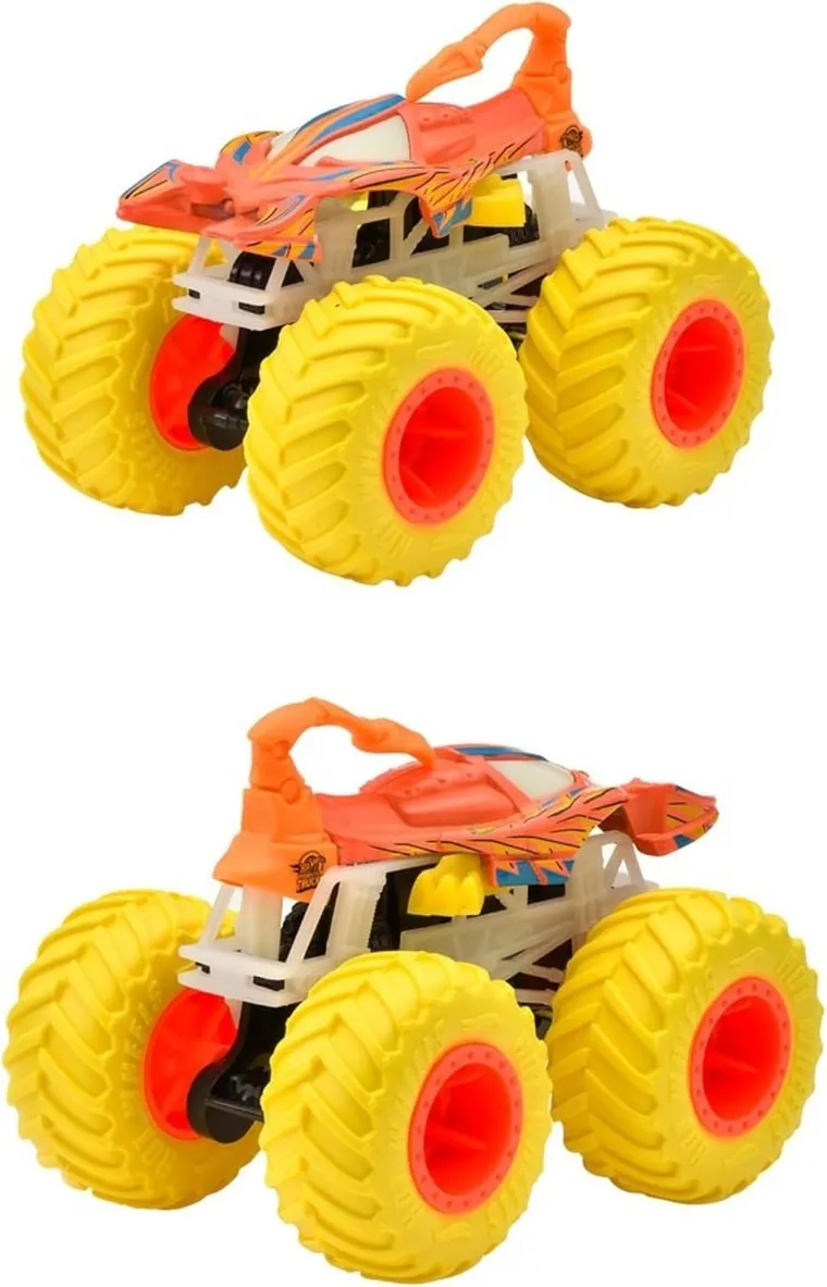 Hot Wheels, Monster Trucks, pojazd świecący, 1 szt.