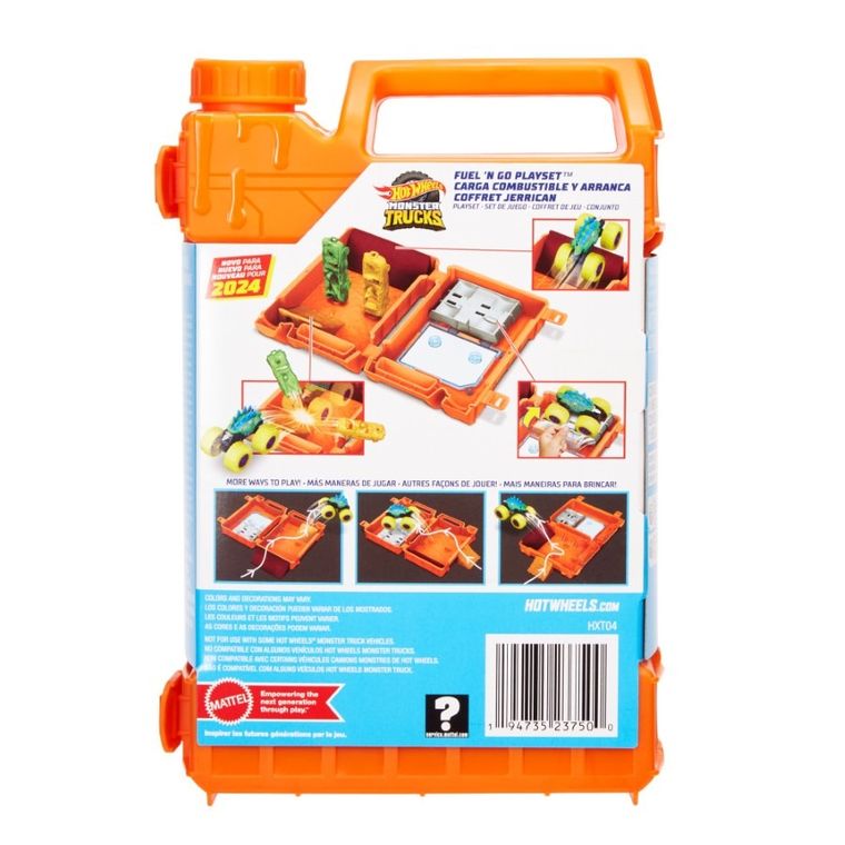 Hot Wheels, Monster Trucks, Tankuj i jedź, zestaw do zabawy