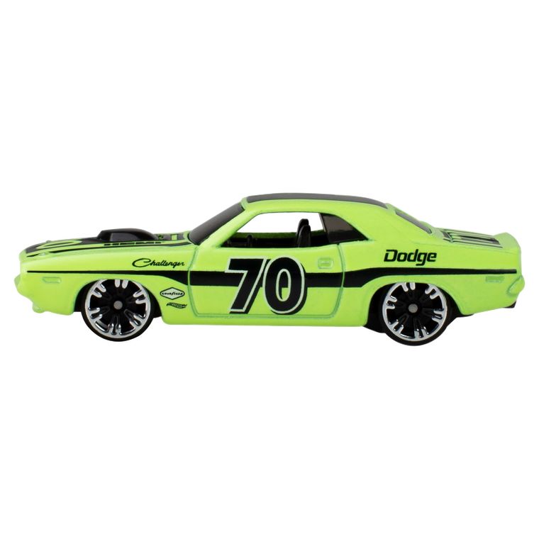 Hot Wheels, Neon Speeders, '70 Dodge Hemi Challenger, pojazd, 1:64, JKX97