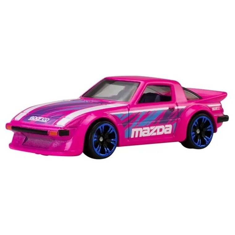 Hot Wheels, Neon Speeders, Mazda RX-7, pojazd, 1:64, JCB01