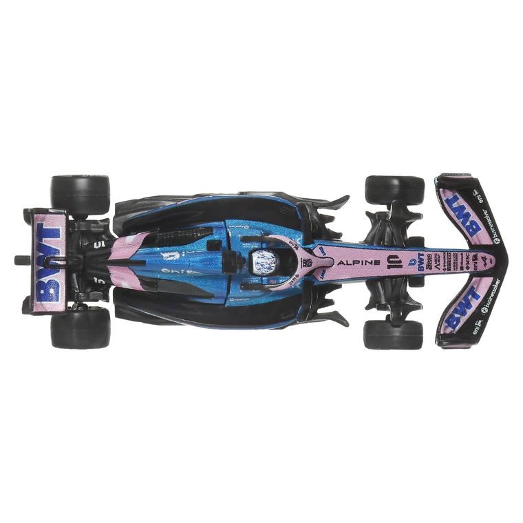 Hot Wheels, Premium, Formuła 1, BWT Alpine Formula One Team (#10), samochodzik, skala 1:64, JKD82